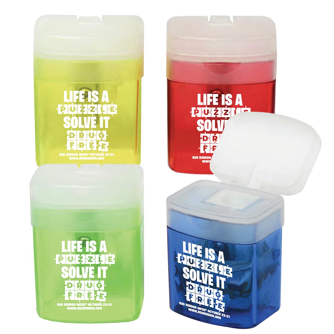 Red Ribbon Week Pencil Sharpeners