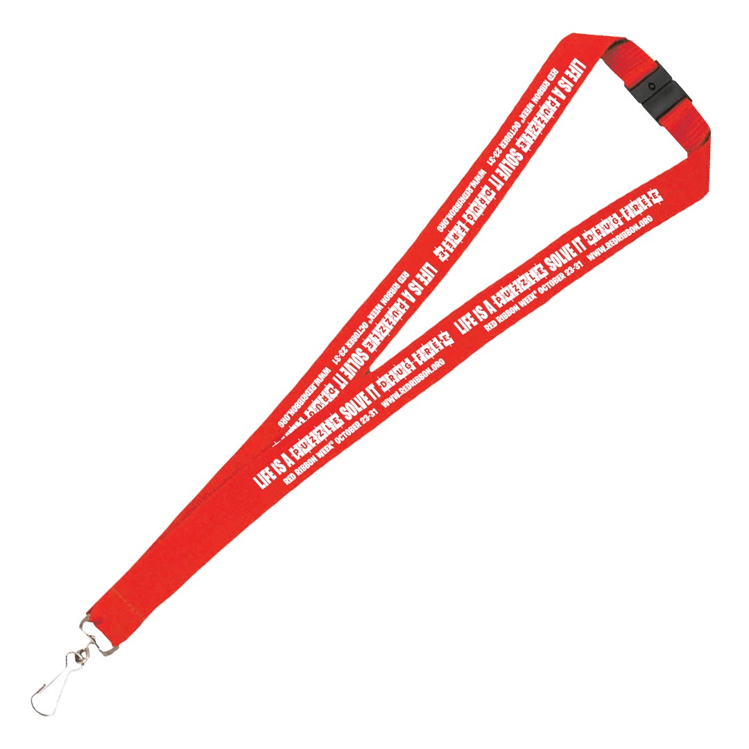 Red Ribbon Week Lanyard
