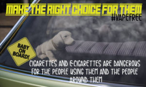 Vaping Prevention Banner: Make The Right Choice For Them - Customizable 11