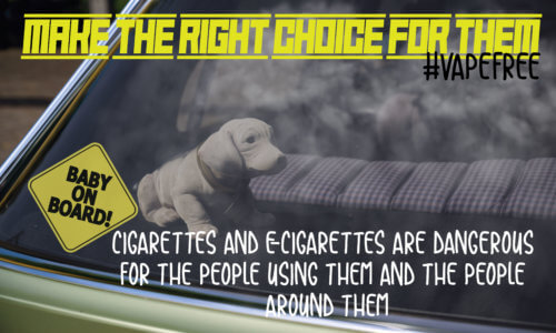 Vaping Prevention Banner (Customizable): Make The Right Choice For Them 1