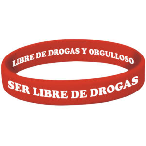 Be Drug Free Silicone Bracelet (Spanish)