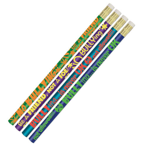 Pencils: Assorted Bully Prevention - Boxes of 144 1