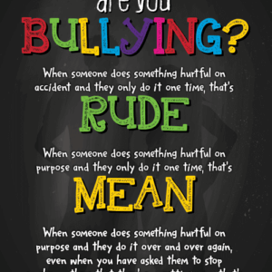 Bullying Poster: Are You Bullying?