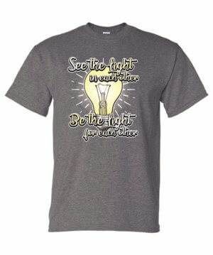 See the light in each other kindness shirt