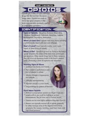 Just The Facts Rack Cards: Opioids 5