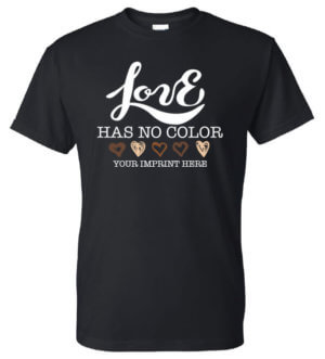 Love Has No Color Black History Month Shirt
