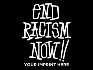 End Racism Now Black History Month Banner