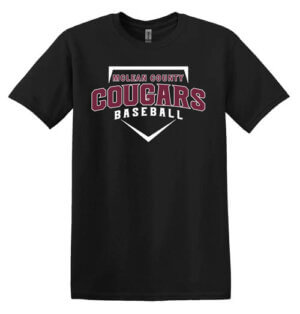 McLean County Cougars Baseball (Home Plate) Short Sleeve Shirt 23