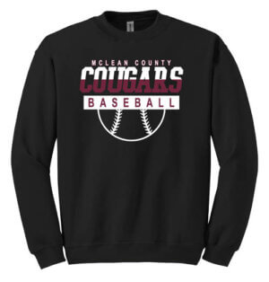 McLean County Cougars Baseball Crewneck 28