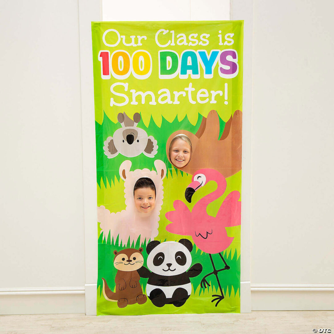 Banner: 100th Day of School Photo- Door Banner