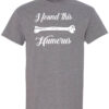 Healthcare Workers Shirt: I Found This Humerus - Customizable