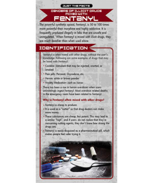 |Just the Facts Rack Cards: Illicit Drugs Mixed with Fentanyl