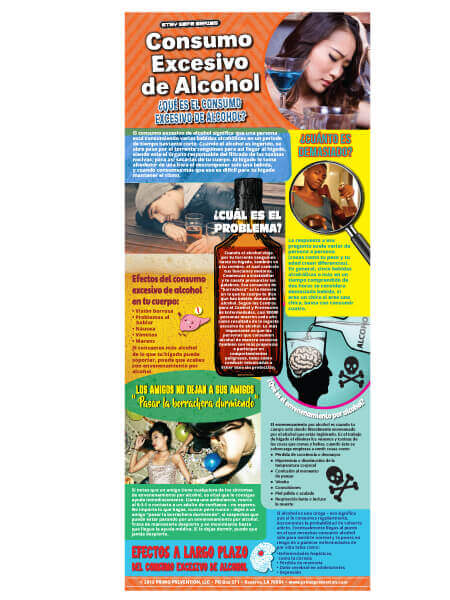 Binge Drinking Retractable Banner *Spanish*