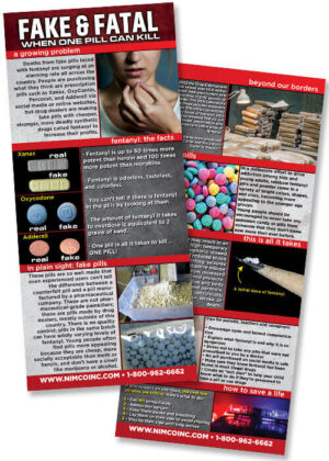 Rack Cards: Fake & Fatal - When One Pill Can Kill