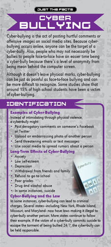 Just The Facts Rack Card: Cyber-Bullying - Set Of 100