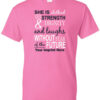 She Is Clothed In Strength And Dignity Cancer Awareness Shirt|blank_title_product||