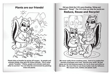Kids Care For A Clean Environment Coloring Book - Customizable