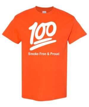 Smoke Free And Proud Tobacco Prevention Shirt|