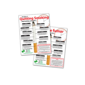 Benefits of Quitting Smoking Handout Sheet (English & Spanish)