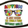 AUTISM AWARENESS||Face Mask with adjustable straps|