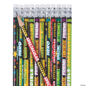 Pencils: Classroom Character Reward - Set of 144|