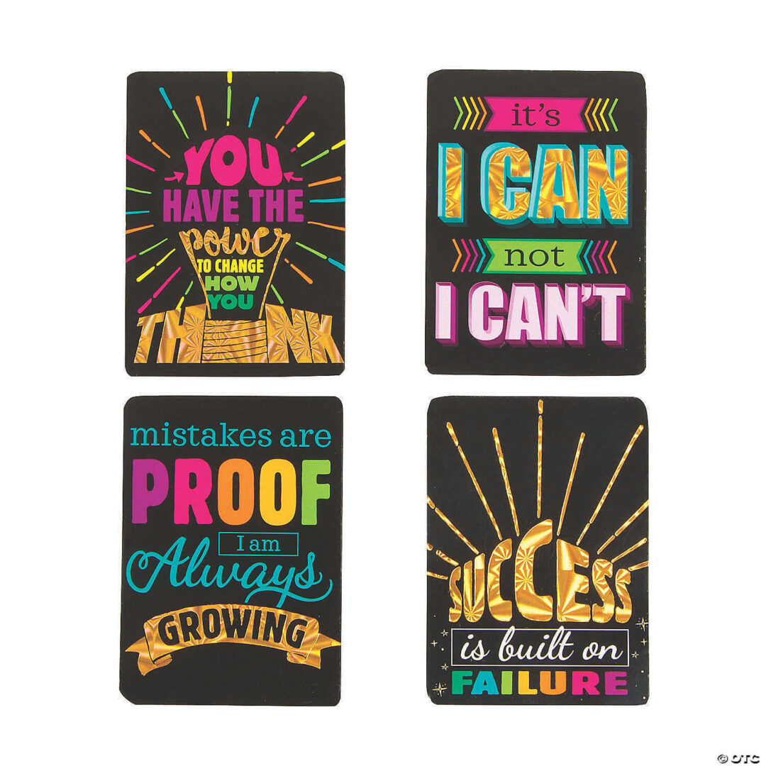 Mini Encouragement Cards: Growth Mindset – Set of 48