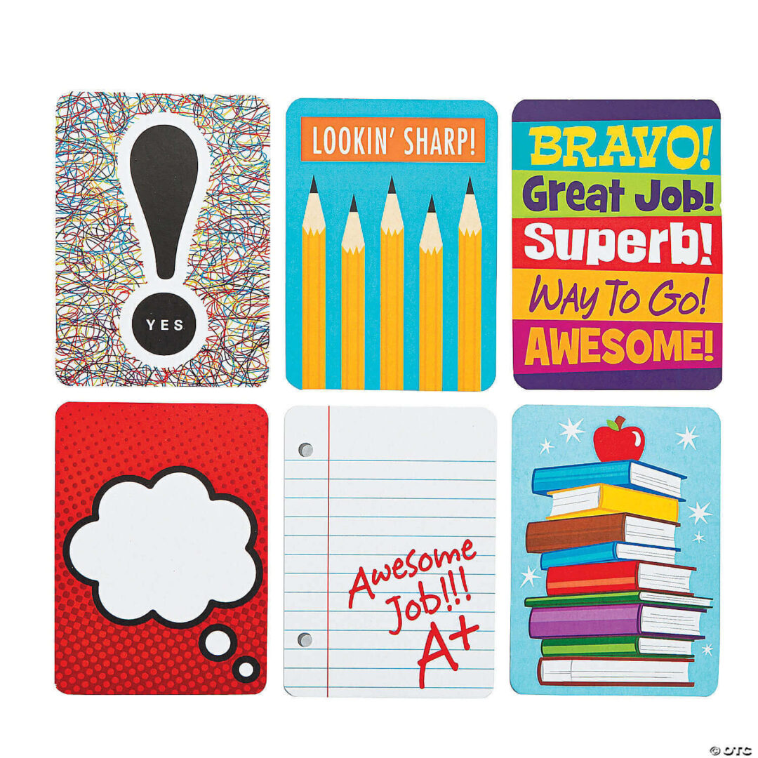 Encouragement Cards: Teacher Notes  – Set of 48