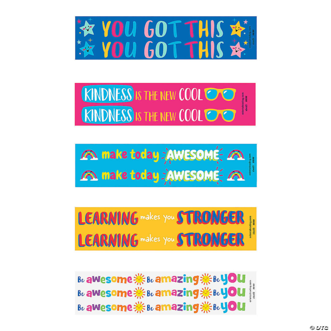 Pencils: Motivational Stacking Point Assortment – Set of 50