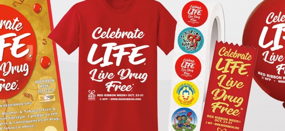 2023 Red Ribbon Week Promotional Items  Buy National Red Ribbon Week  Products & Merchandise for 2023 at NIMCO, Inc.