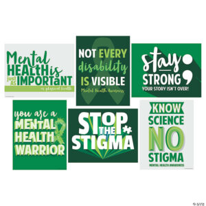 Mental Health Awareness Posters - Set of 6