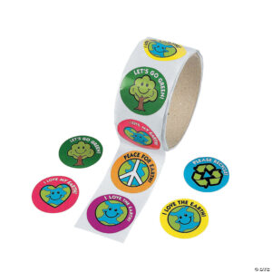Stickers: Save The Earth - Rolls of 100
