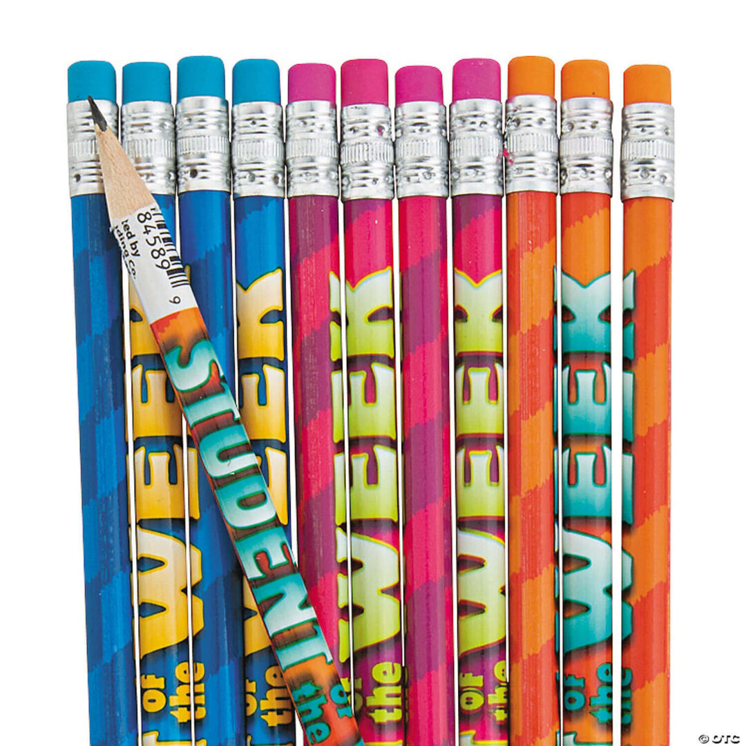 Pencils: Student of the Week – Set of 24