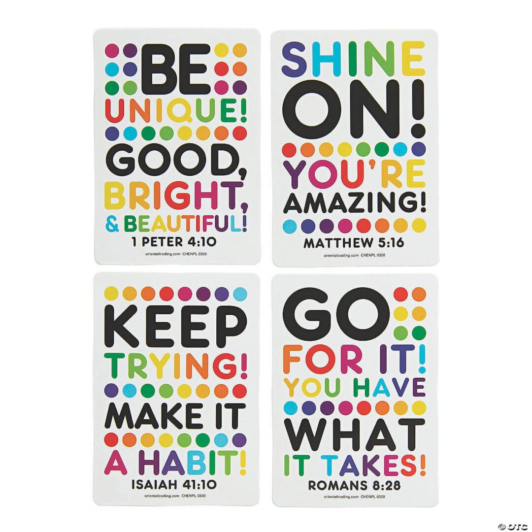Encouragement Cards: Religious – Set of 48