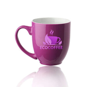 16 oz. Fluorescent Bistro Personalized Mugs