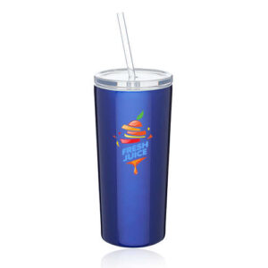 16 oz. Mira Stainless Steel Tumblers with Straw