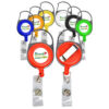 Retractable Carabiner Badge Reel with Belt Clip