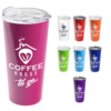 18oz. Travel Tumbler with Clear Slide Lid