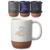 15 oz. Matte Cork Bottom Ceramic Mugs