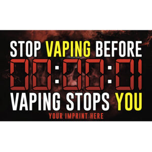 Vaping Prevention Banner (Customizable): Stop Vaping Before Vaping Stops You