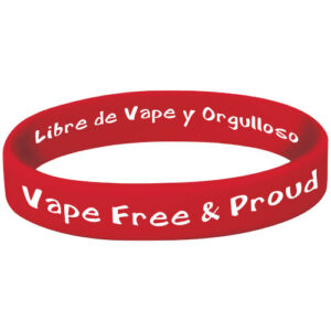 Vape Free & Proud Bracelet (English & Spanish)