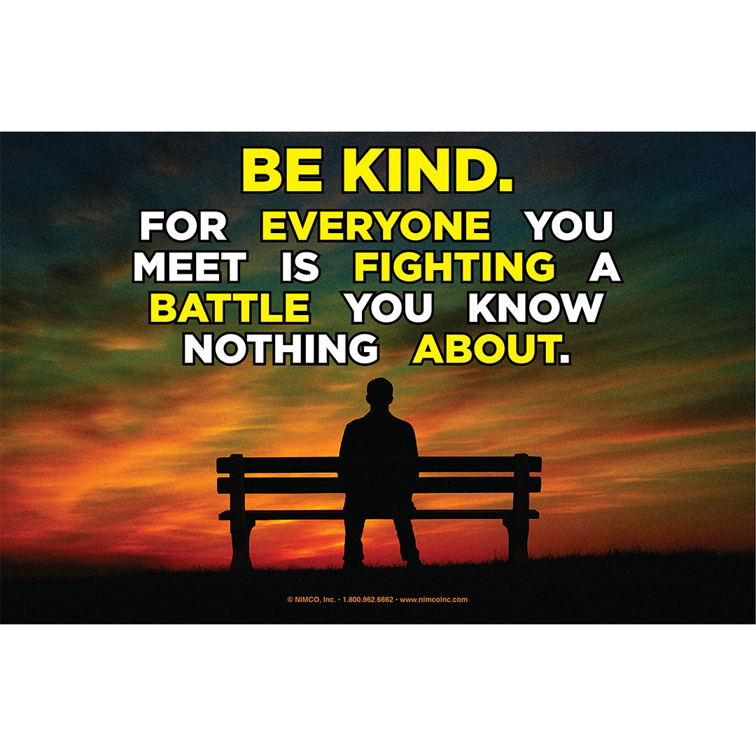 Mental Health Poster: Be Kind