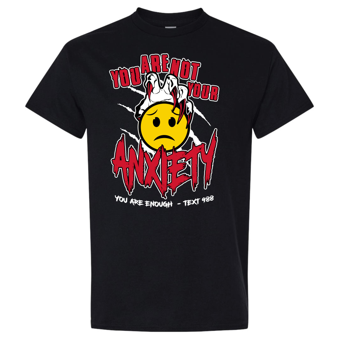 Mental Health Shirt: You Are Not Your Anxiety – Customizable