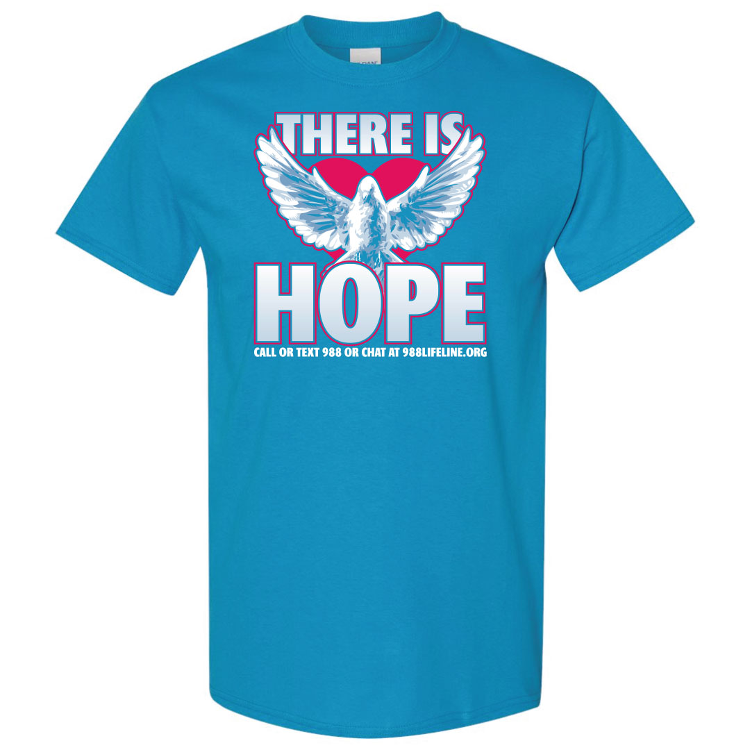 Mental Health Shirt: There Is Hope – Customizable