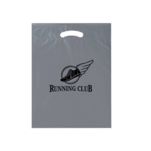 Bag – Plastic, Die Cut – 12″W X 15″H X 3″ Gusset – Customizable