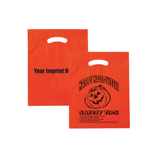 Bag – Halloween, Die Cut Orange – 12″W X 15″H X 3″ Gusset – Customizable Bag – Halloween, Die Cut Orange – 12″W X 15″H X 3″ Gusset – Customizable