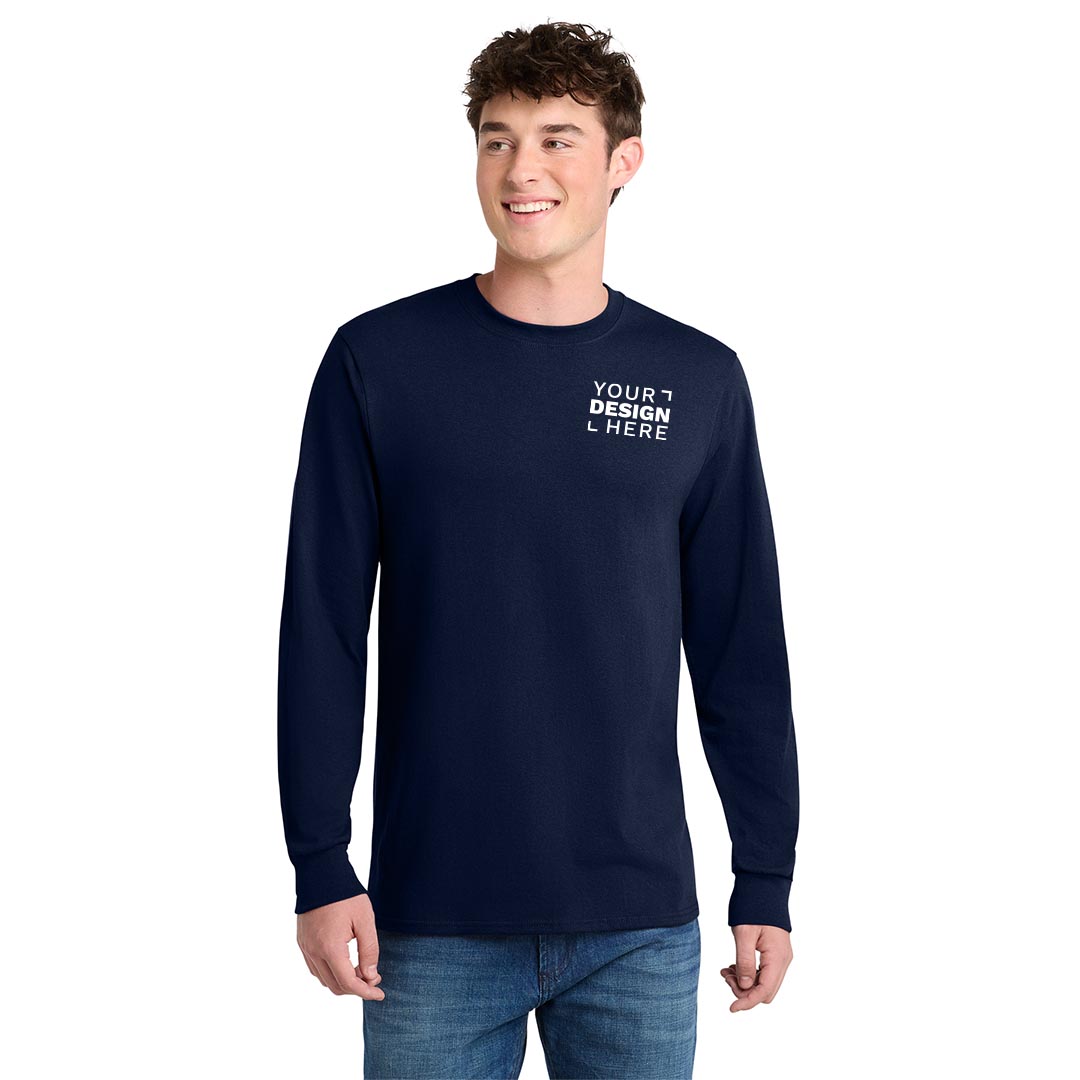 Port & Company Pigment-Dyed Long Sleeve Tee (Adult)