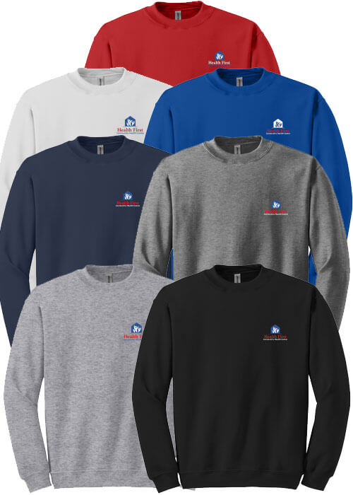 Health First Gildan® – Heavy Blend™ Crewneck Sweatshirt