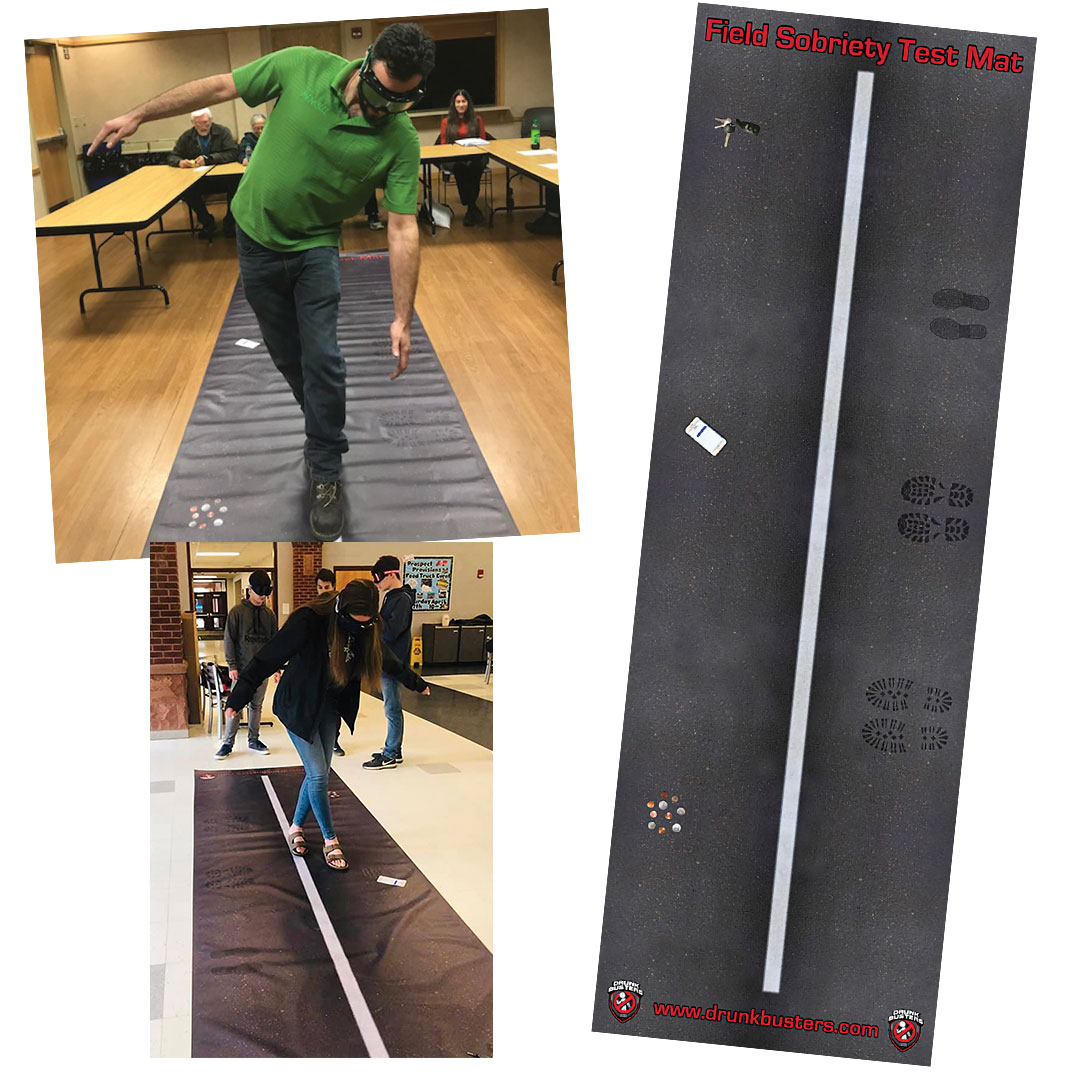 Drunk Busters Field Sobriety Test Mat