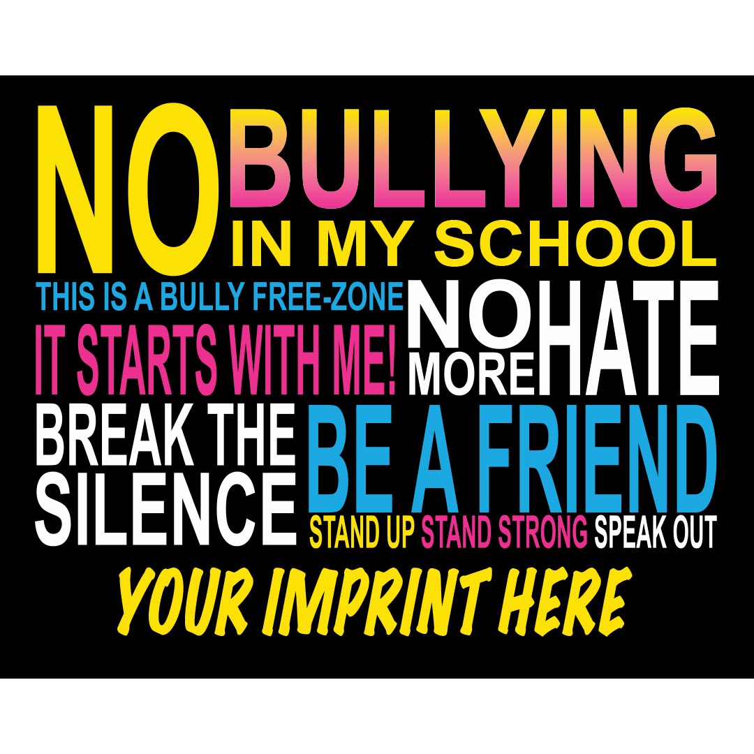 Bullying Prevention Banner (Customizable): No Bullying In