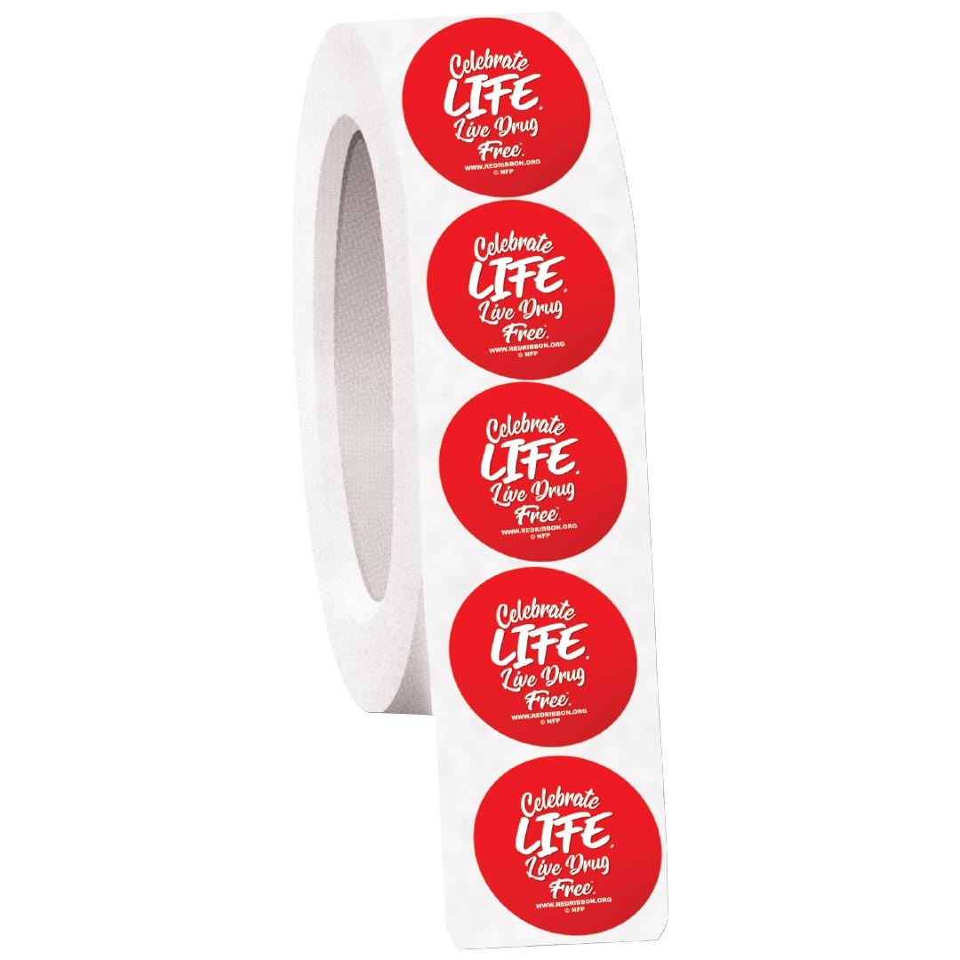Drug Prevention Sticker | Celebrate Life. Live Drug Free.™